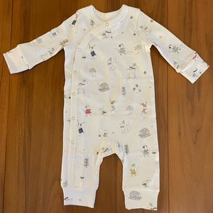 Pehr Kimono Romper in Magical Winterland